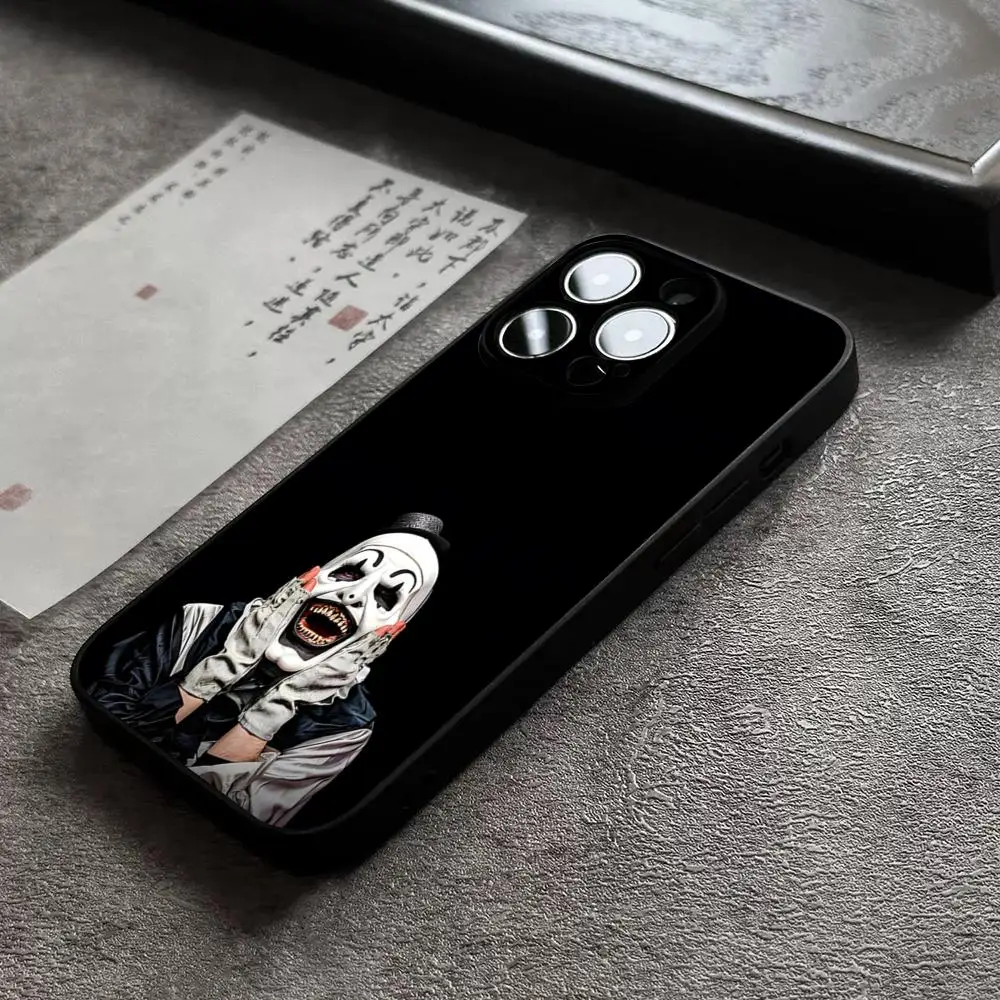 Horror Movie Terrifier Phone Case For 14 Pro Max For Apple Iphone 16 15 Po Max 12 Mini 11 13 Pro Xr X Xs 8 7 Plus Back Cover