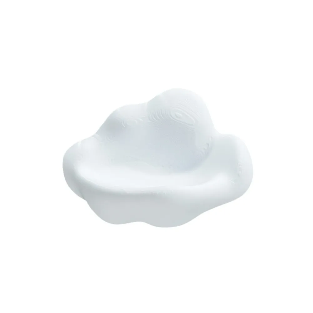 3D Printing Cloud Shaped Fish Tank Platform with Suction Cup Plastic Betta Fish Hammock Creative Durable Fish Hammock