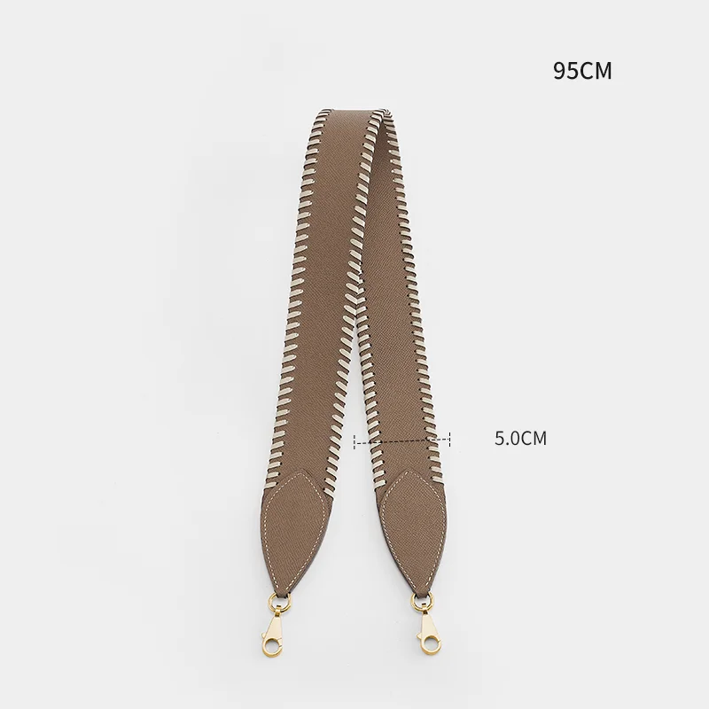 حزام حقيبة جلد عريض 95 سم لـ Kelly 25 أزياء متينة ليس من السهل أن تتلاشى ملحقات حقيبة تعديل حقيبة الهدايا