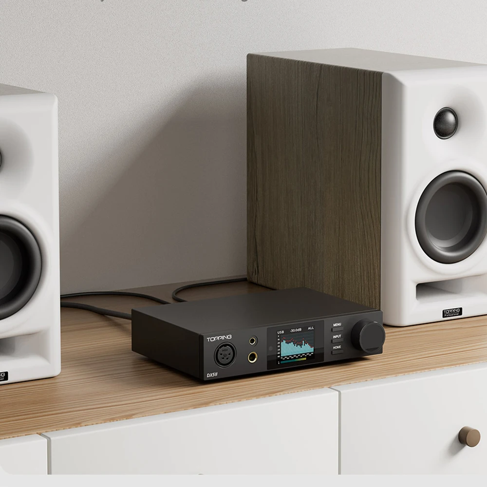 

HIFI-декодер, усилитель для наушников, USB ЦАП DX5II, полностью балансный ЦАП