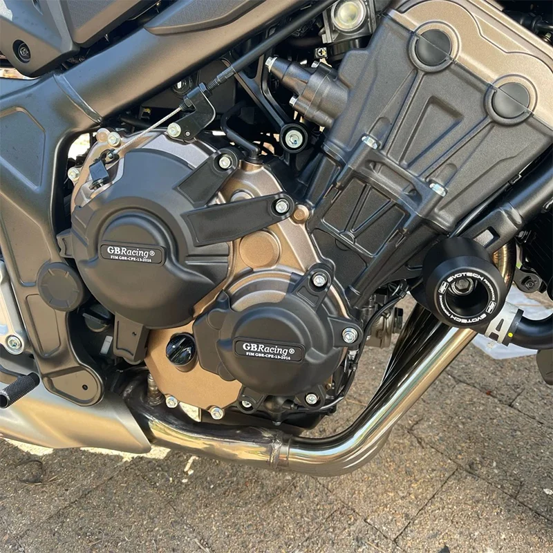 مناسبة لهوندا CBR650R CB650R 2014-2024 تعديل المحرك الغطاء الواقي مكافحة قطرة حافة غطاء