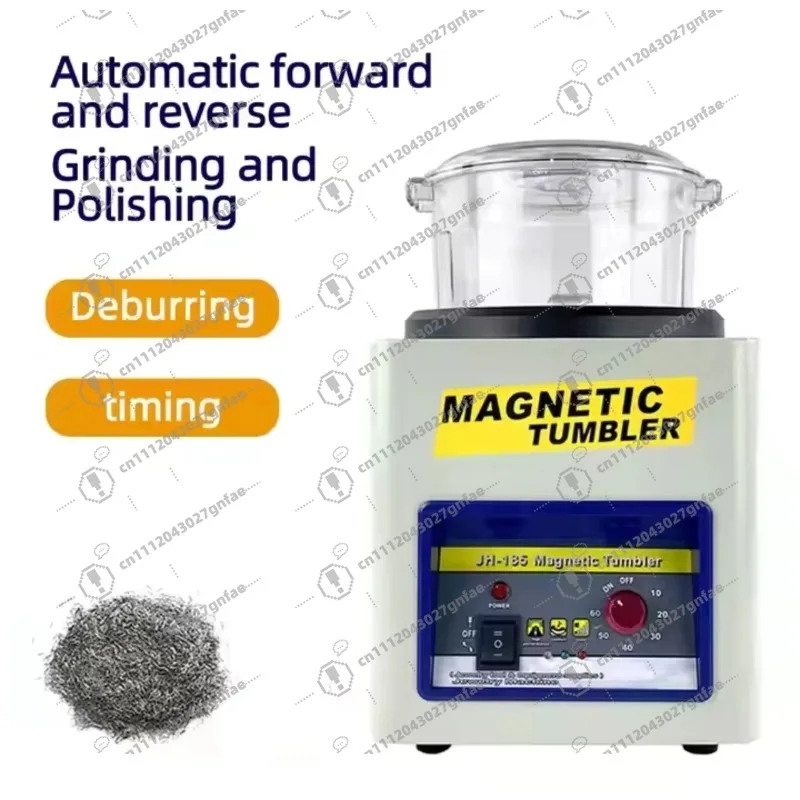 Jh-185 MagneticPolishingMachine AutomaticPositive and Negative Rotation Used for Deburring of Jewelry Magnetic Polishing Machine