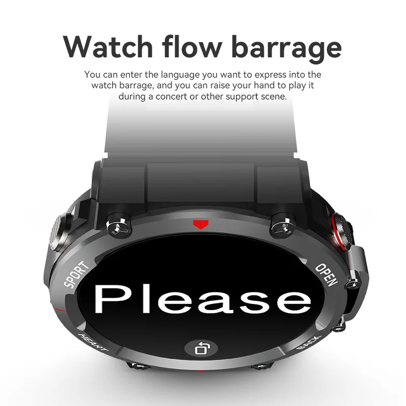 Howear HW28 MAX الأصلي ساعة ذكية للرجال 2025 بلوتوث دعوة الدردشة GPT جهاز تعقب للياقة البدنية NFC رسالة شاشة 1.48 بوصة #6