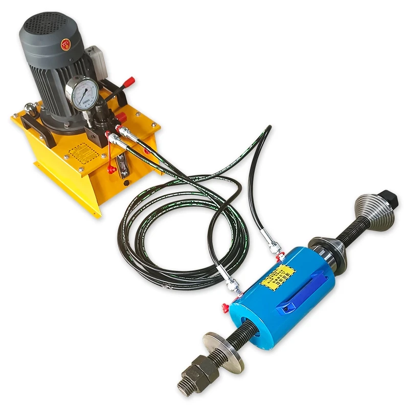 60ton manual Electric Hydraulic Press on Machine, Portable Chain Press on Machine, Track Dismantling Machine, Excavator