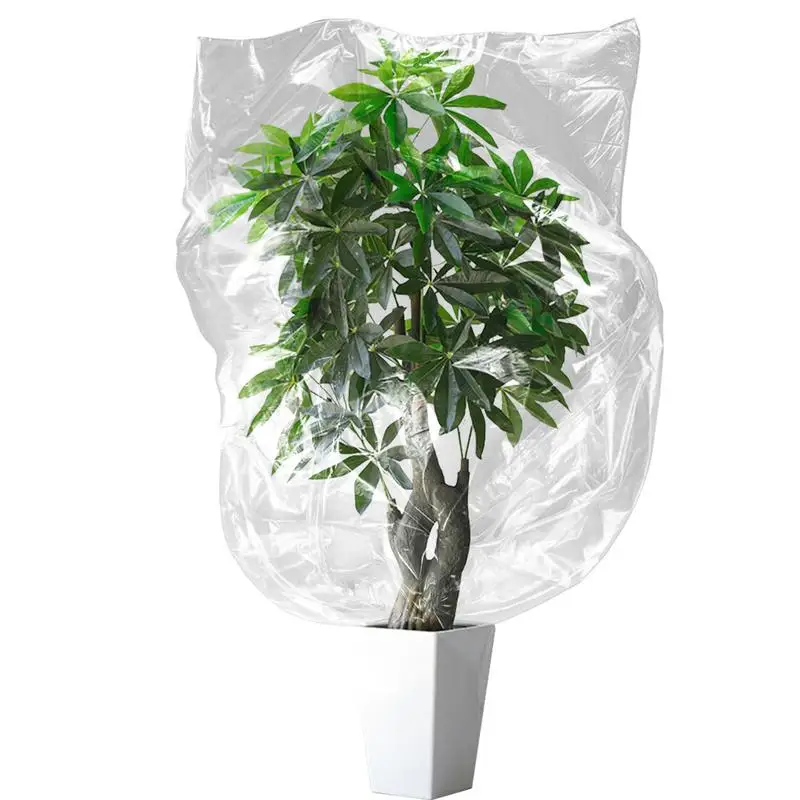 Plant Covers For Winter All Round Protection Frost Blanket With Drawstring Cold Weather Frost Cloth Reusable winter Shrub Jacket