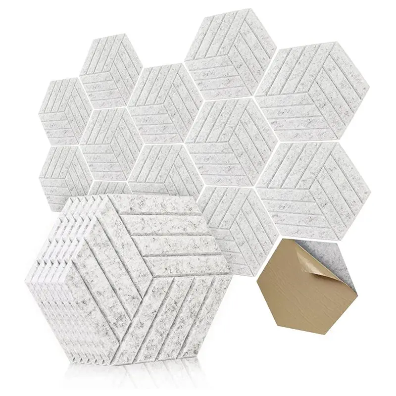 A76I-Density Sound Proof Panels 12 Pcs Acoustic Panel, Sound Dampening Panel For Studio Office Home 4