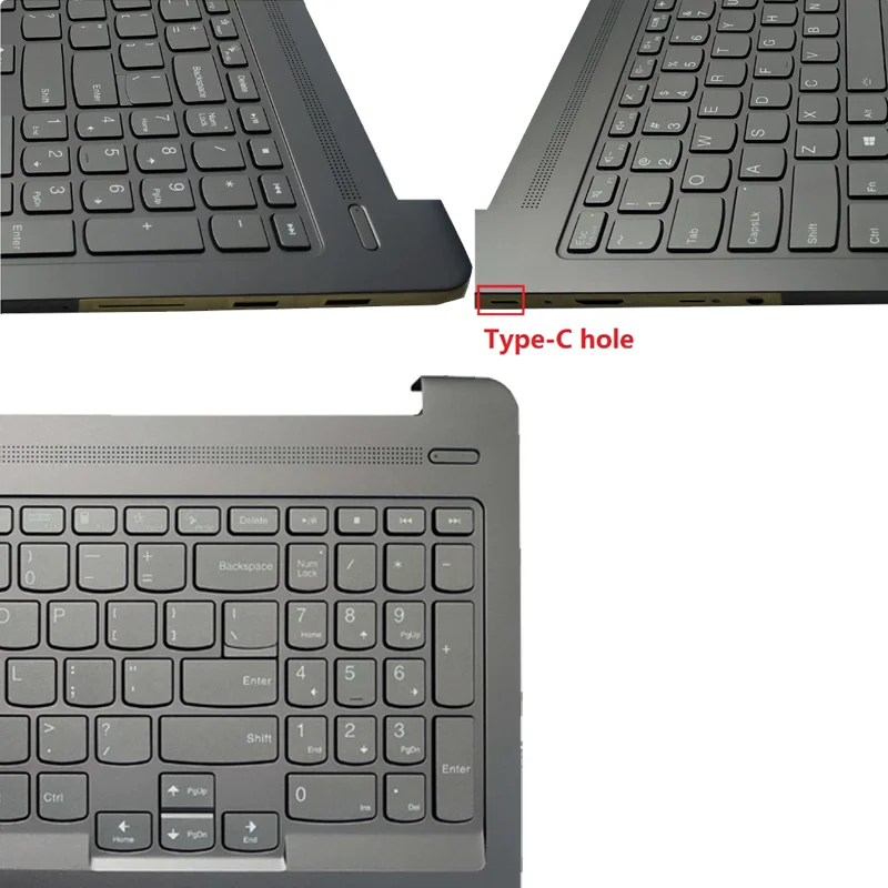 Imagem -02 - Teclado do Portátil para Lenovo Ideapad Pro16ach6 Pro 16ach6h 16ihu6 com Palmrest Backlight Superior Nós Novo