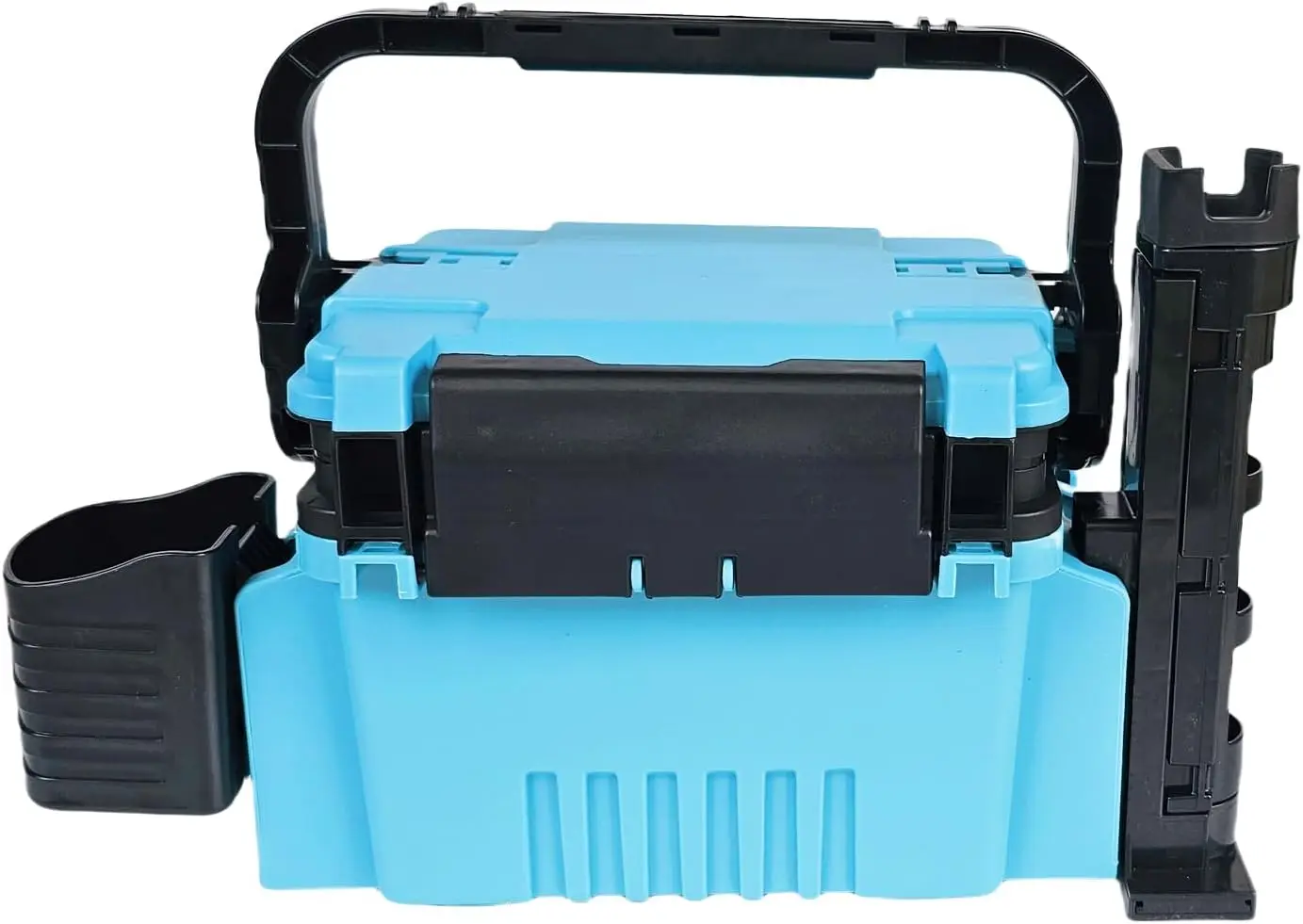 

Fishing tackle box fishing gear storage with rod holder live fish bait bucket multifunctional outdoor fishing box