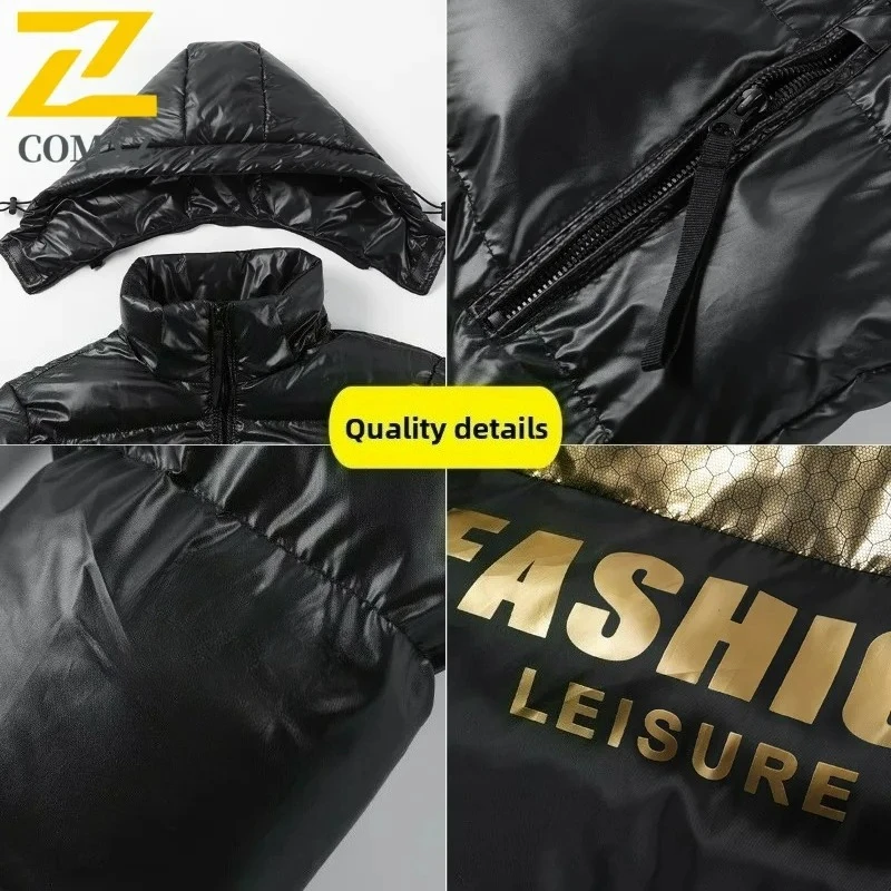 Winter Jacket 2025 New Trendy Graphene Heating Thick Warm Parka Resistant Removable Hat Outdoor Skiing Camping Cold Proof Coat