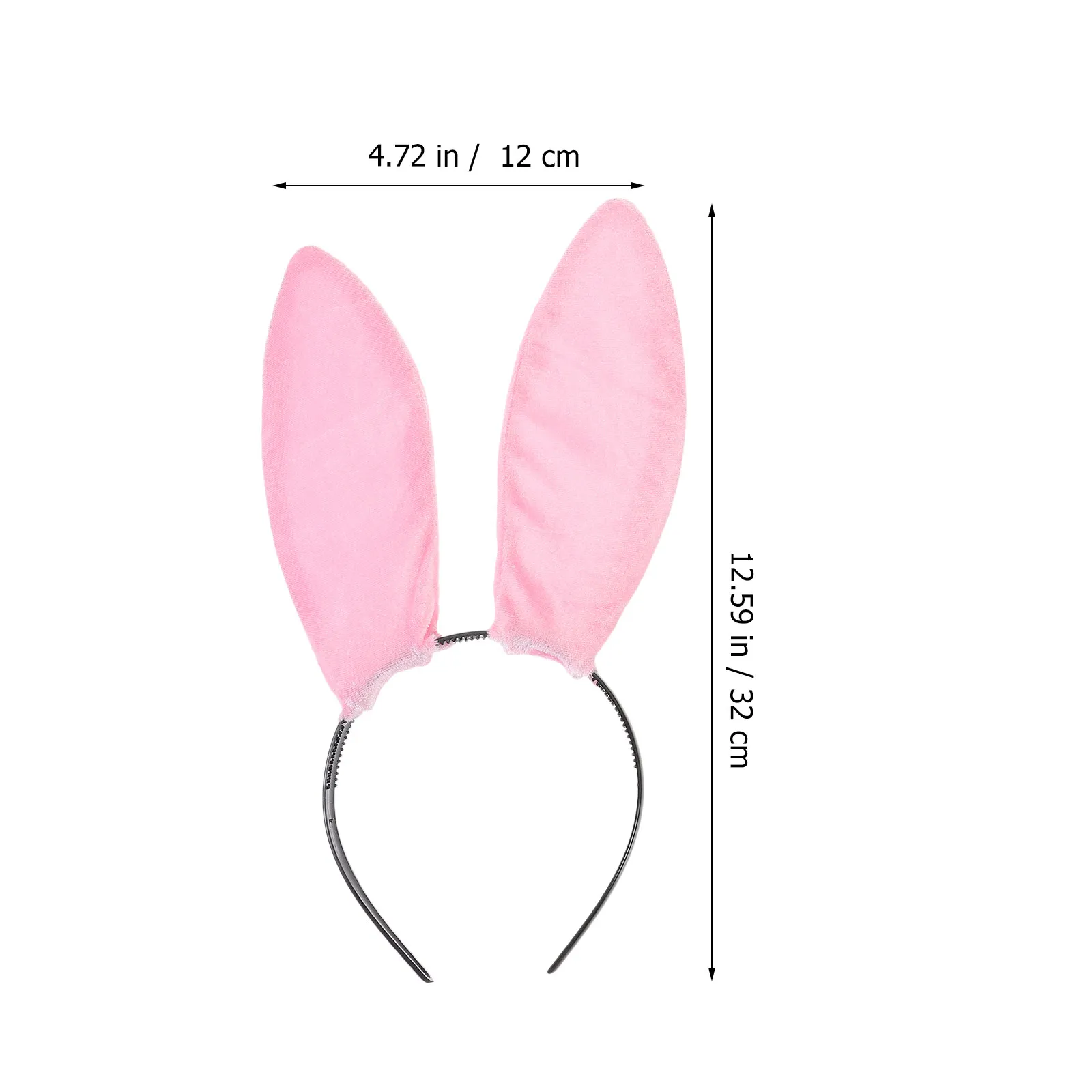 4Pcs Trendy Cloth Rabbit Headband Women One Size Fits Most Cosplay Party Masquerade Ball Fashion Show Hair Accessories Bunny