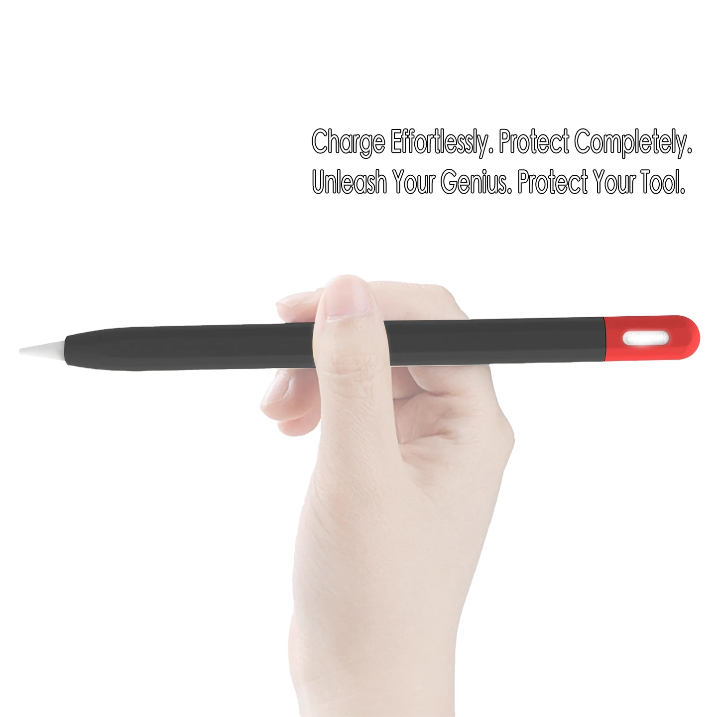 غطاء قلم كامل للجسم لجهاز Apple Pencil 3، غطاء من السيليكون المقاوم للصدمات، متوافق مع iPad Pro، شحن مغناطيسي USB-C