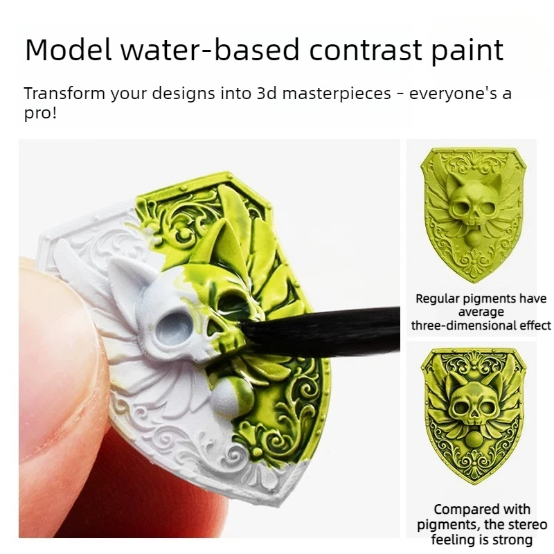 Model Water-based Comparison Pigment Comparison Paint Hand-painted Coloring Coating Ship Model Gundam Figurine Coloring