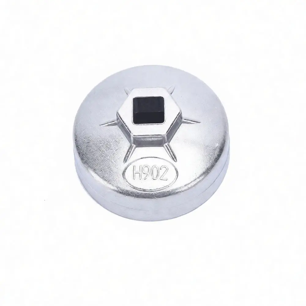 Car Oil Filter Removal Tool Cap Style Aluminum Socket Wrench Engine Maintenance Hand Tool Auto Repair Spanner Device