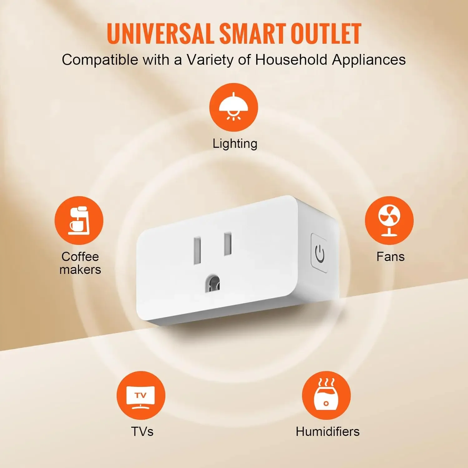 

Compatible with Alexa & Google Home Assistant, 4 Pack Smart Plug, Voice Control Outlet, Remote & Scheduled