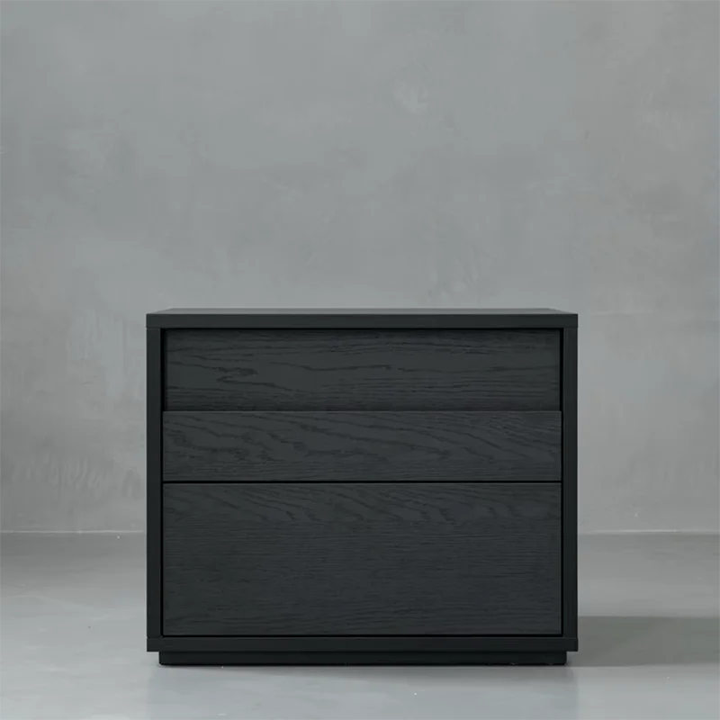 

Bauhaus Storage Nightstand Nordic Aesthetic Drawers Elegant Night Tables Unique Space Saving Meble Do Pokoju Bedroom Furniture