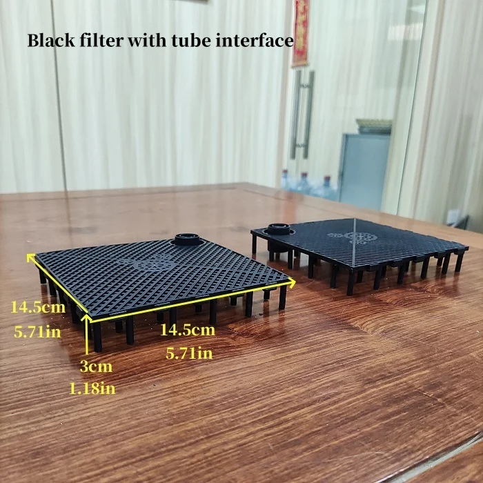 9 pcs set aquarium under gravel bottom filter plate for fish tank with expandable filter tube