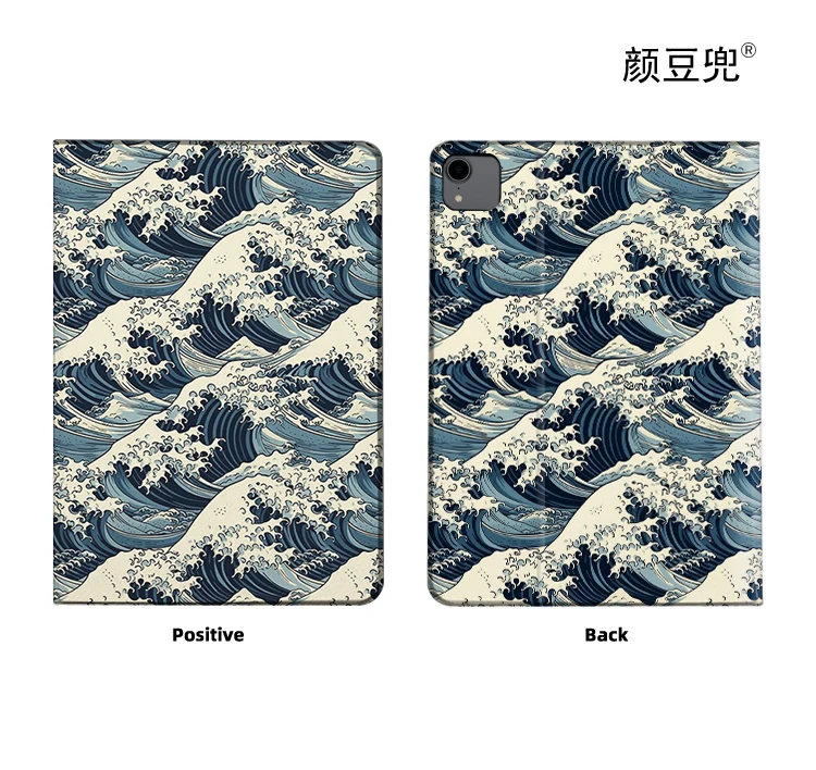 Ukiyoe The Great Wave off Kanaga For iPad Air 4 5 Mini 5 6 Case Luxury Silicone For Pro 12.9 11 For iPad 10th Protective Pro13