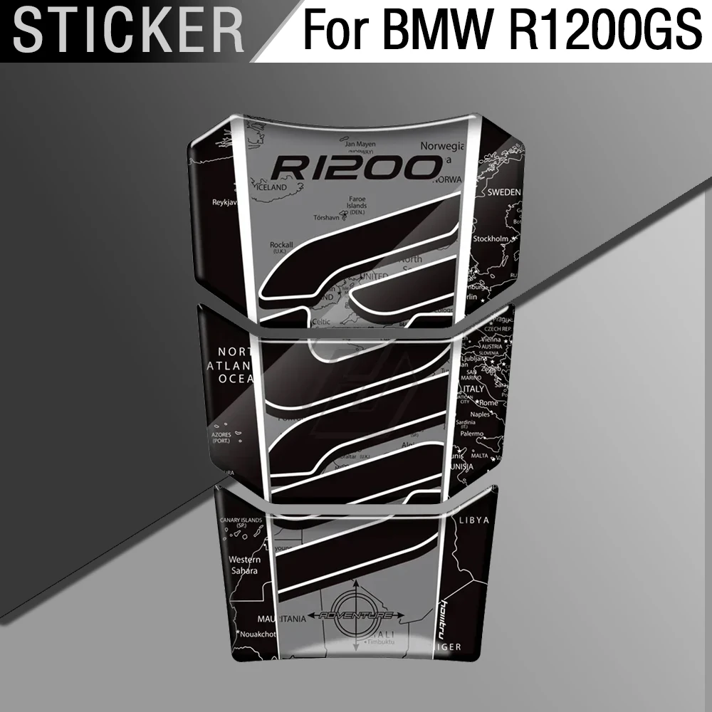 For 2014-2019 BMW R1200GS Adventure LC 3D resin motorcycle modification fuel tank pad sticker kit