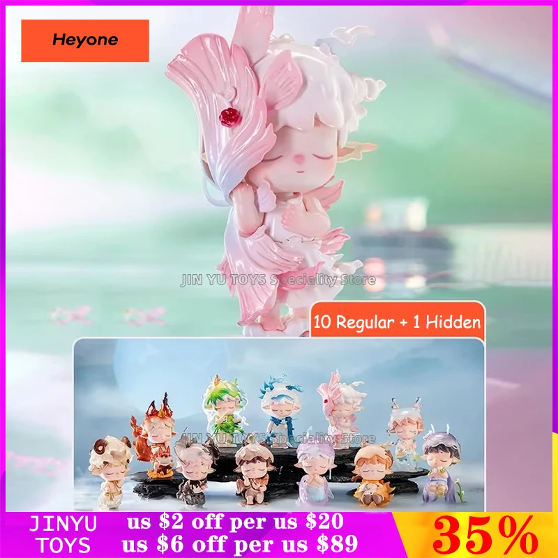 

Heyone MIMI The Poem of Nature Series Blind Box Trendy Toy Cute Anime Action Figure Cartoon Designer Doll New Year Surprise Gift