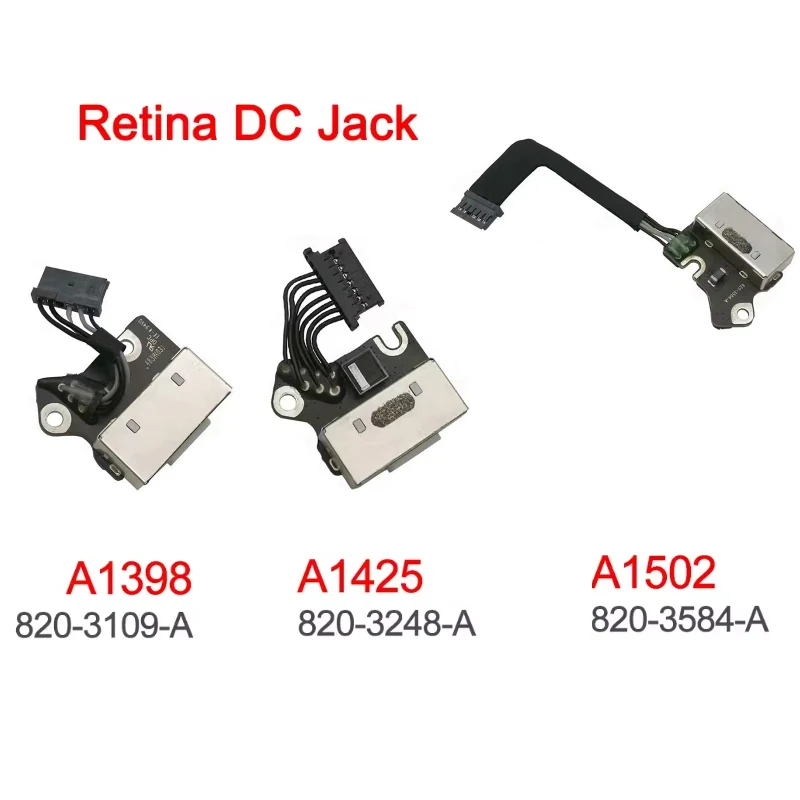 Original Power DC Jack 820-3109-A 820-3584-A 820-3248-A For Macbook Pro Retina 15
