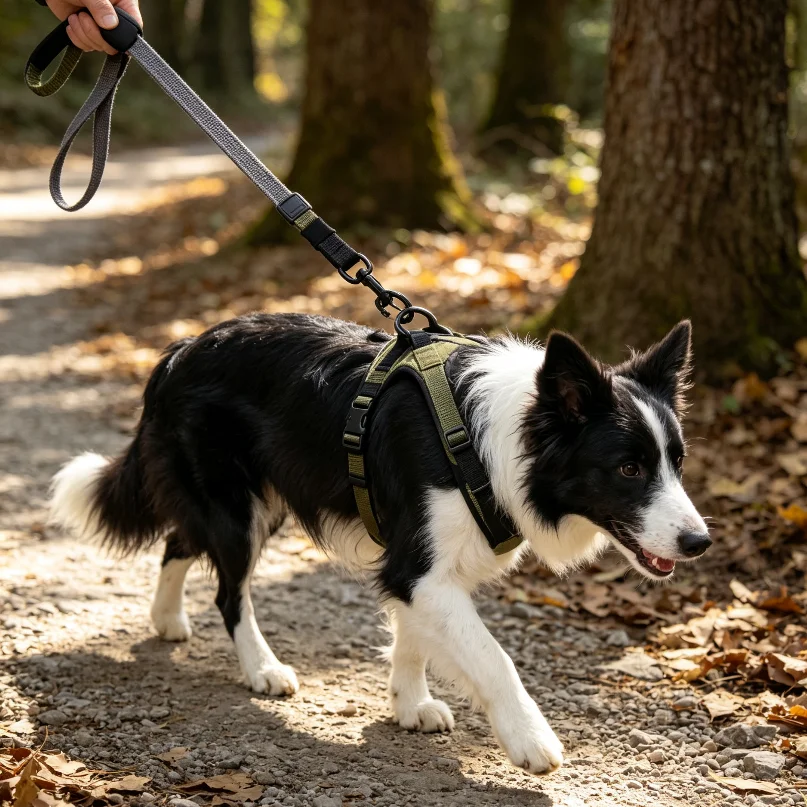 Reflective Shock Absorbing Pet Leashes with Car Seatbelt for Large Dogs Heavy Duty Tactical Bungee Dog Leash No Pull Dog Leash