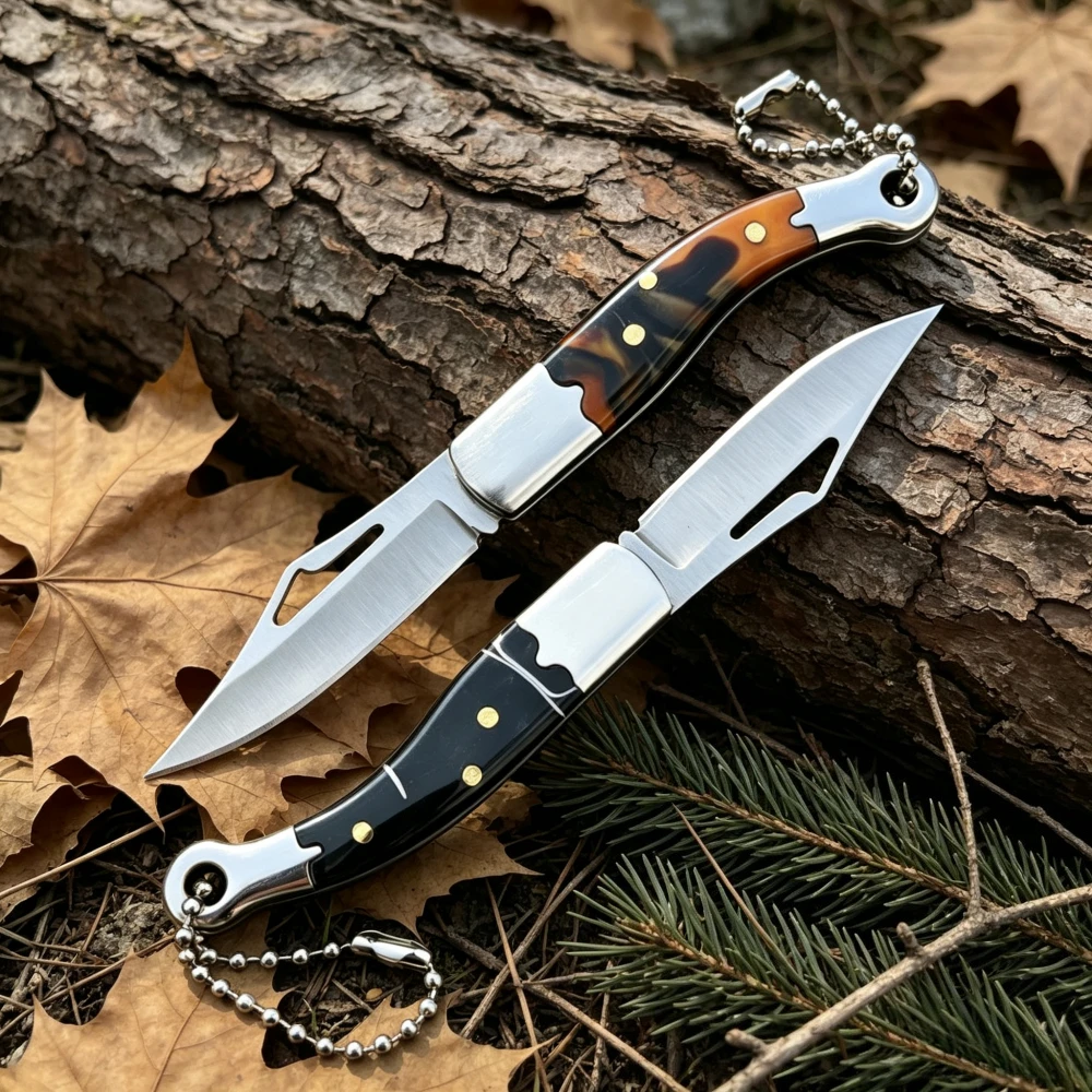 Field Exploration Multifunctional Folding Knife Outdoor Barbecue Fishing Portable Travel Cutting Practical Tool