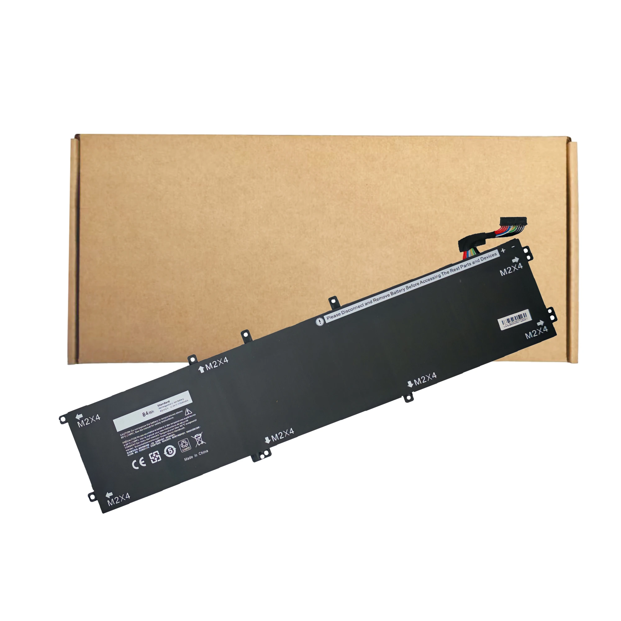 Новый аккумулятор для ноутбука 4GVGH RRCGW для DELL Precision 5510 XPS 15 9550 серии 1P6KD T453X