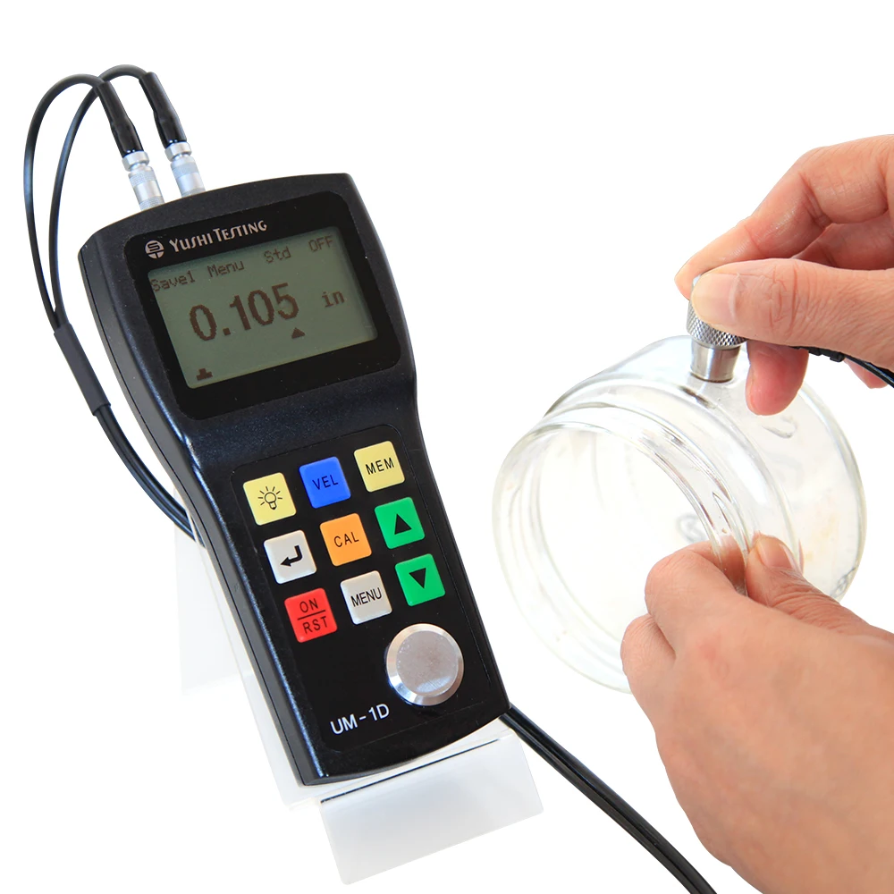 

yushi um-1 ultrasonic wall thickness testing ndt ultrasonic glass thickness gauge