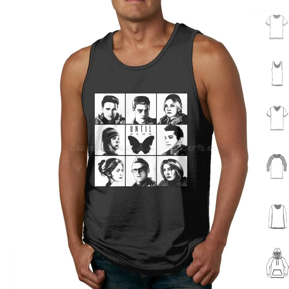 Until Dawn-Main Characters Classic Tank Tops Vest Sleeveless Until Dawn Main Characters
