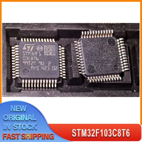 10PCS/LOT STM32F103C8T6 STM32 F103C8T6 STM32F103C8T6TR LQFP48  100% New  Stock