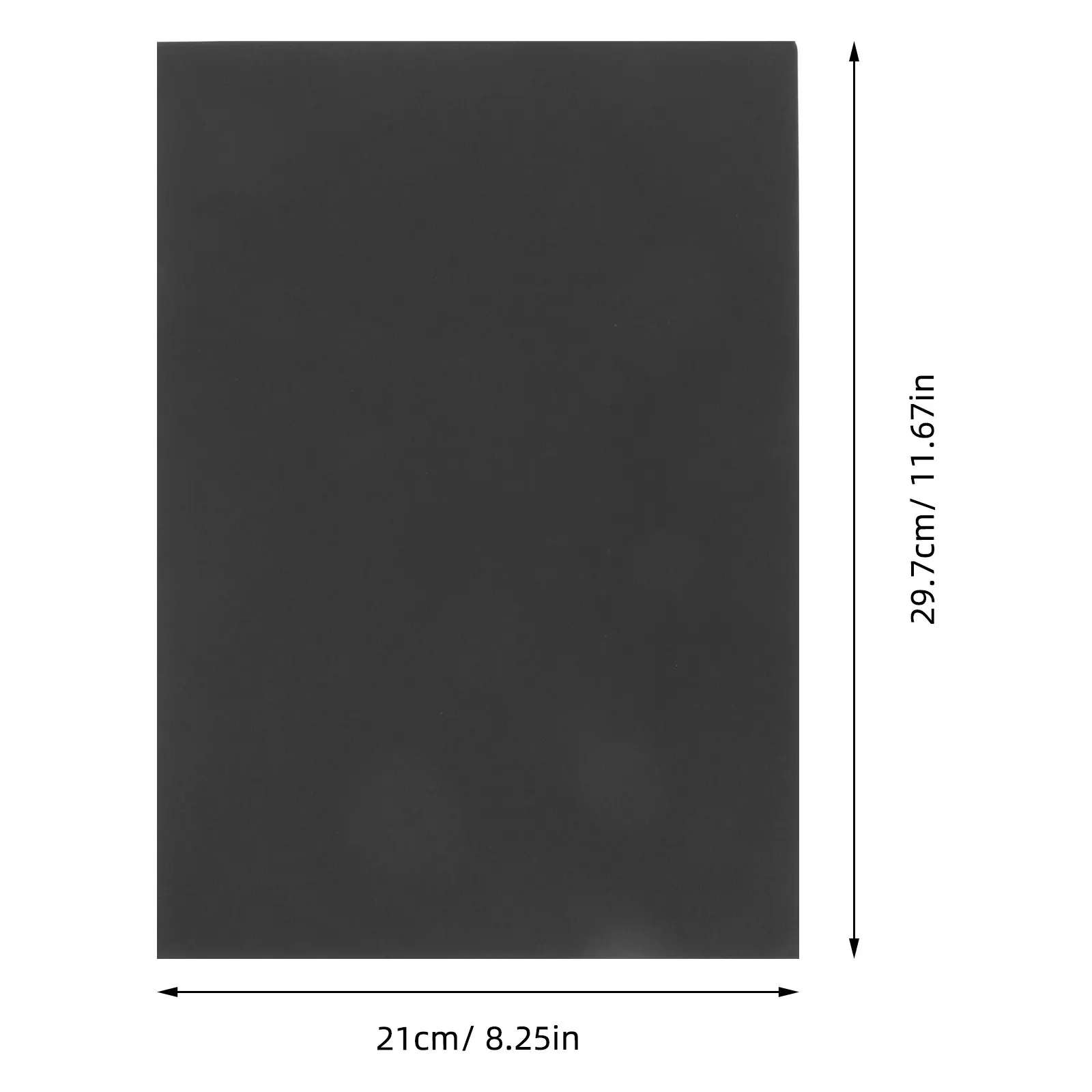 20Pcs Black Cardstock 250G A4 Professional Grade for Printing Copying Drawing Crafting Scrapbooking Card Making Book Covers