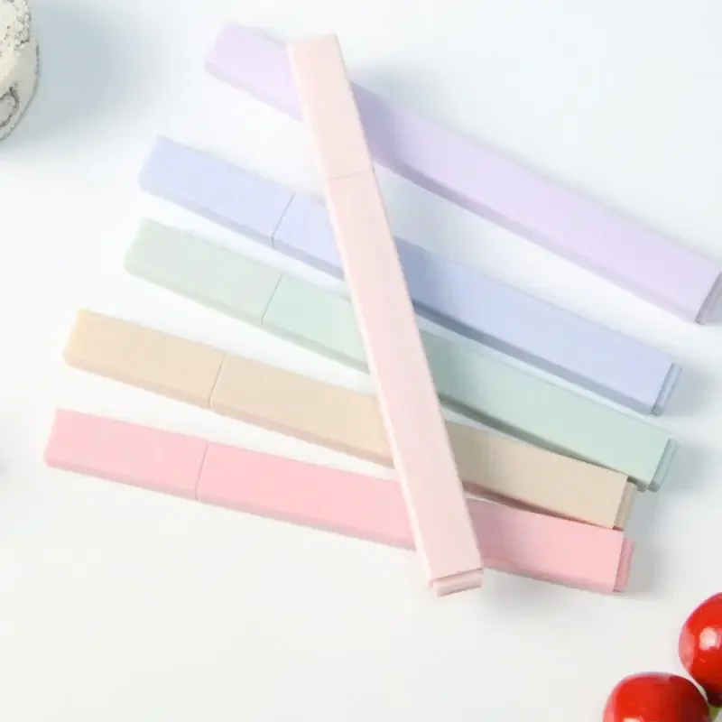 Pastel Color Highlighter Pen Double tip Marker Pens Fluorescent Pen Drawing Highlighters Cute Stationery School Supplies