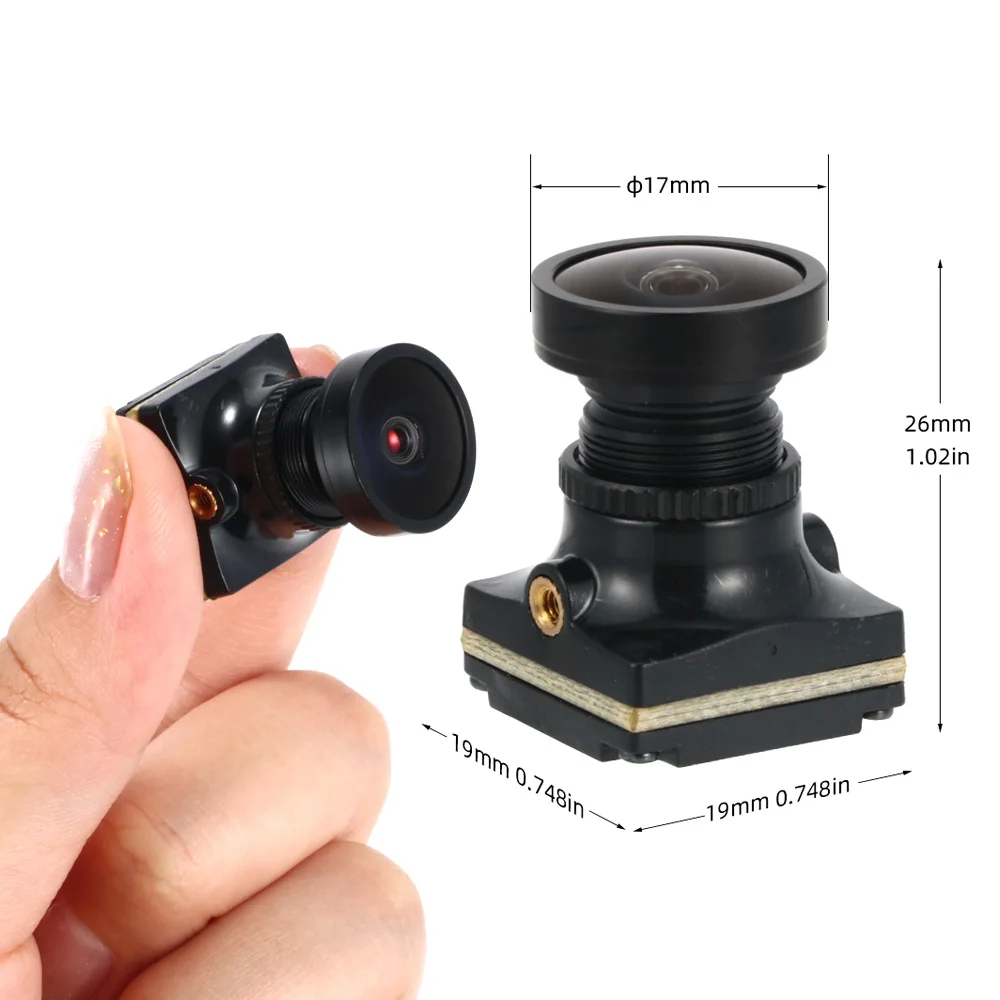LST S7 LST-S7+ 1500TVL 1/2.8'' 2.1mm NTSC&PAL 16:9 AIO FPV Camera With OSD For RC FPV Racing Drone Parts Accessories
