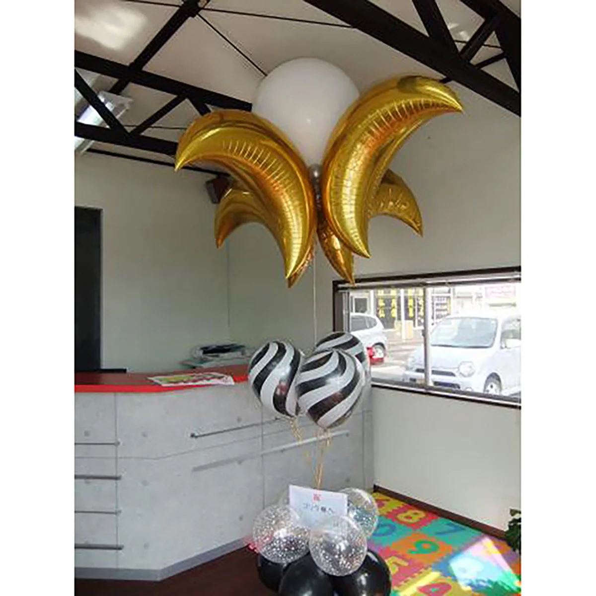 

24Inch Balloon Reusable Balloon For Valentine'S Day Wedding Birthday Party Decoration Gold Blow Up Seal