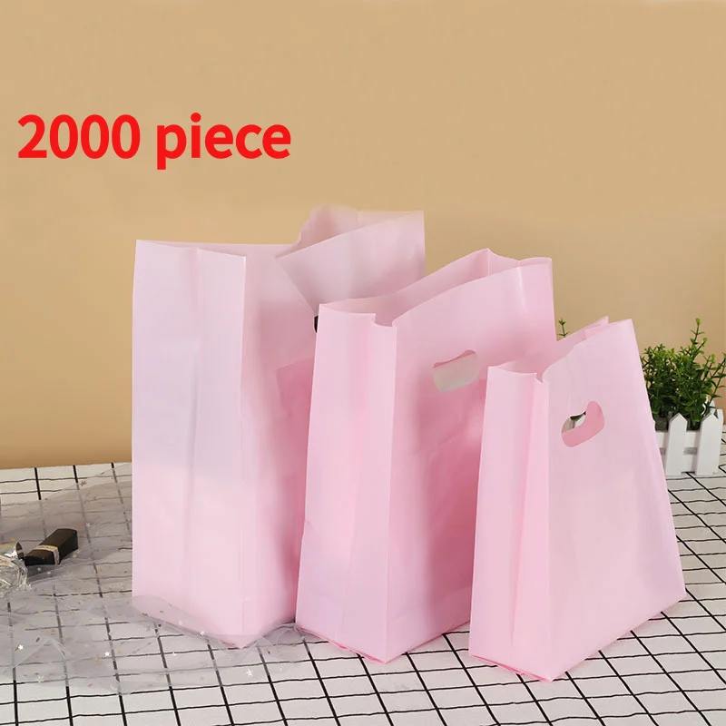 20 00piece.Custom.Recyclable high quality plastic packaging bag clothes shopping bags with logos