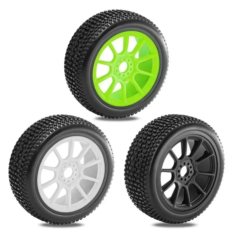 4pcs 117mm 1/8 RC Off-Road Buggy Tires Wheel 17mm Hex for ARRMA Typhon Talion Redcat Team Losi Kyosho HPI WR8 HSP RC Car