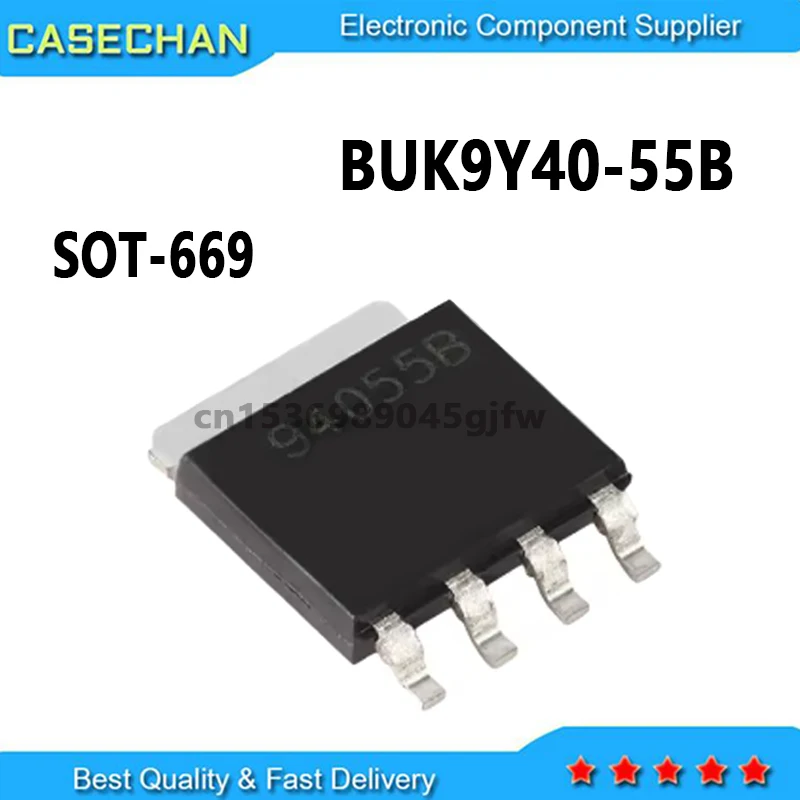 10PCS New Original BUK9Y40-55B silk screen 94055B SOT-669 MOS FET chip In Stock