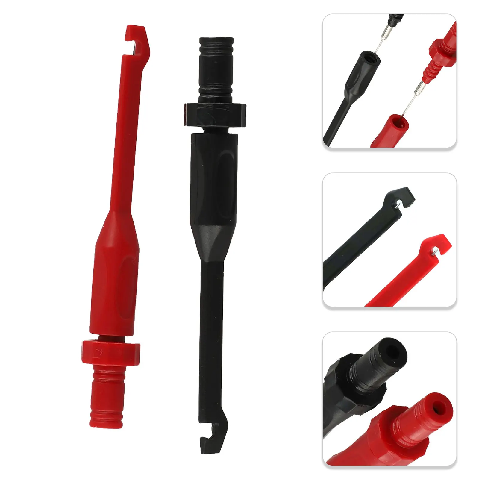 2 шт. зажимы для прокалывания изоляции для проверки цепи, неразрушающий инструмент для тестирования мультиметров и осциллографов