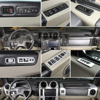 For Hummer H2 2003-2007 Car Interior Decoration Trim Central Control Dashboard Navigation Panel Sticker Car Accessories