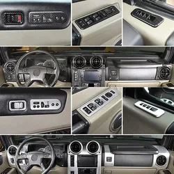 For Hummer H2 2003-2007 Car Interior Decoration Trim Central Control Dashboard Navigation Panel Sticker Car Accessories