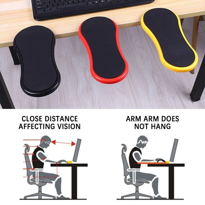 Desktop Computer Armrest Adjustable Wrist Support Pad Rotating Adjustable Pc Wrist Rest Extender Office Mouse Hand Bracket