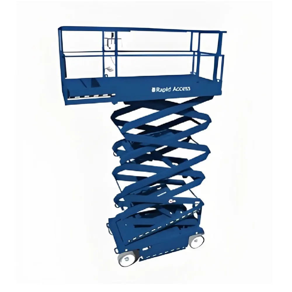 Manual Lift Table  420kg Electric Lifting Ladder Scaffolding 2-10 M for Construction Decoration Maintenance Remote Control