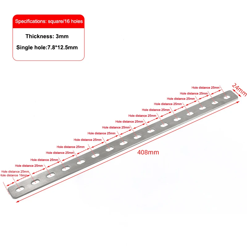 1 st roestvrijstalen platte hoekbeugel - herstellen verbindingsplaat bevestigingsconnector voor meubelkast planken beugelonderdelen