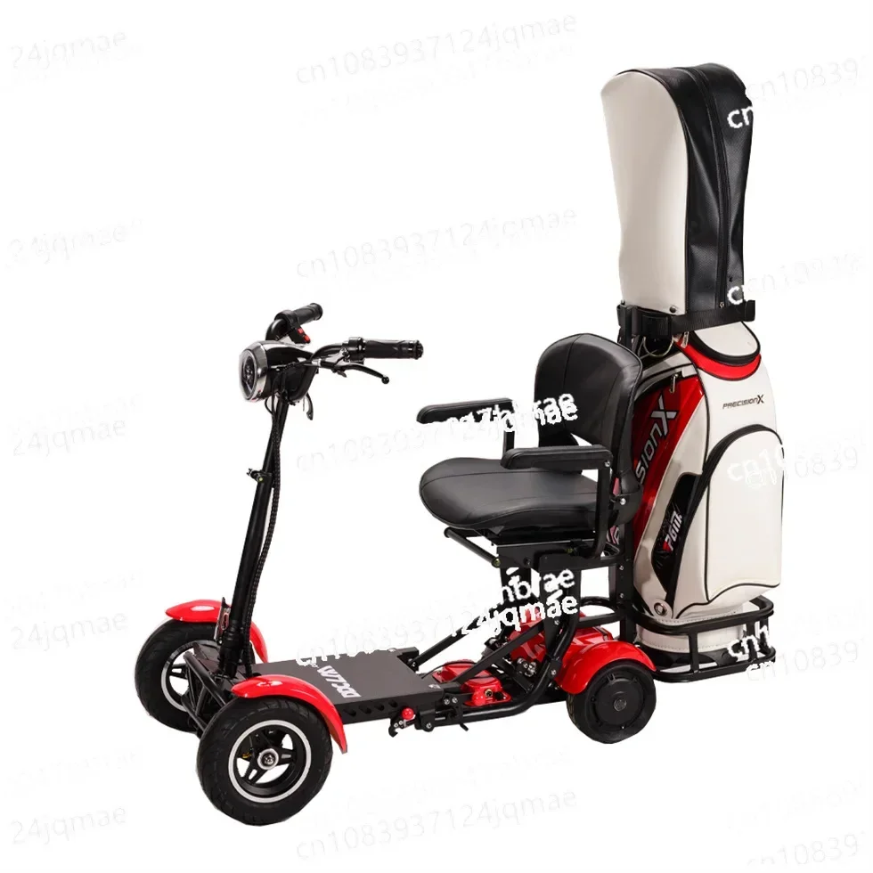 

New Transformer Travel Wholesale 4 Wheel Foldable Fat Tire Adult Folding Golf Cart Electric Mobility Scooter