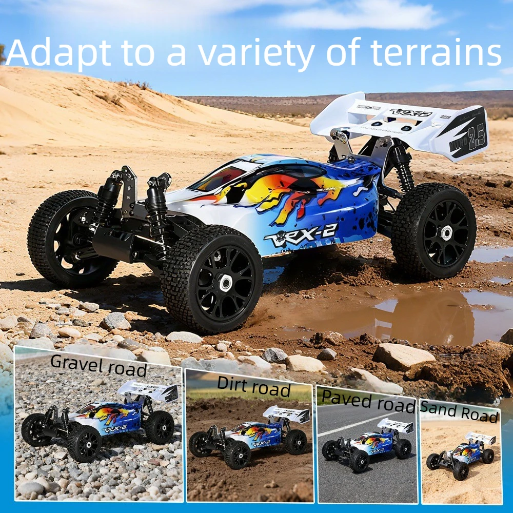 

1/8 Scale RH812 Electric RC High-speed Remote Control Model Adult Professional-grade Brushless Off-road Toy Car