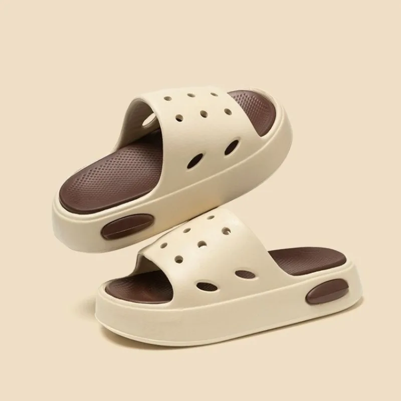 2026 Summer Kids' DIY Non Slip Soft Sole Sandals Waterproof Beach Outdoor Ventilated Slippers for Boys Parent Child Matching