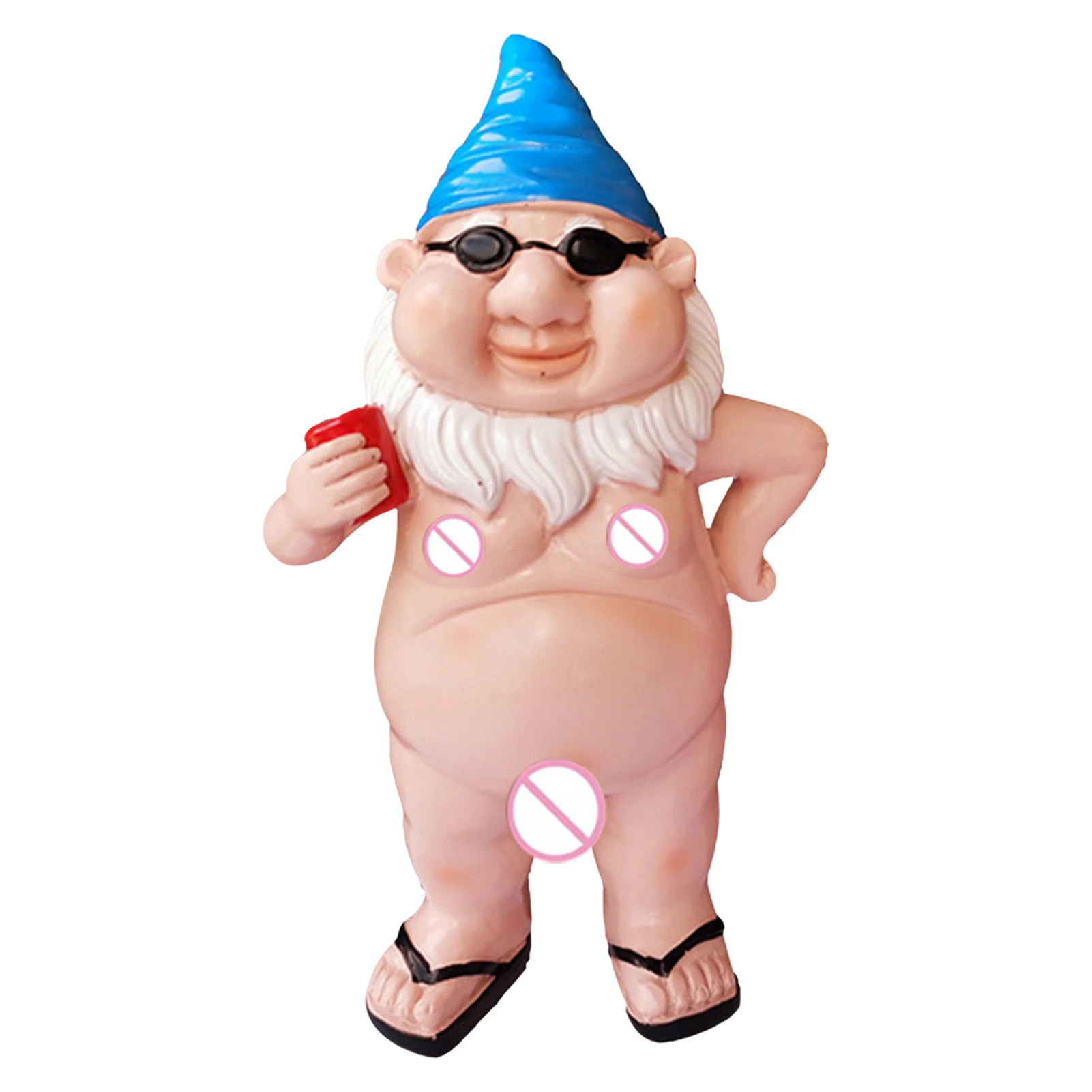 ตลก Garden Gnomes Naughty Garden Gnome รูปปั้นเรซิ่น Garden Gnome รูปปั้น Gnomes Garden ตกแต่ง Garden Gnome Figurine สำหรับ Ou