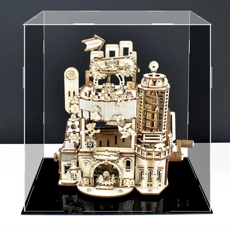 Wooden Puzzle Building Block 3d Assembly Model Three-dimensional, Male Birthday Gift Ornament