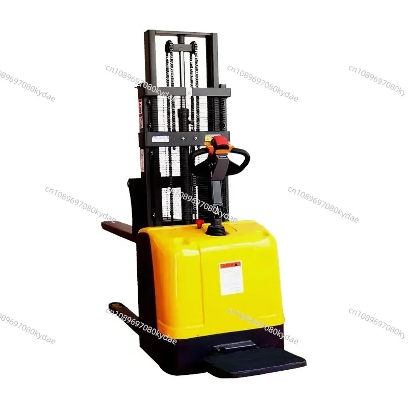Full Electric Power Self Loading Walking Walkie Battery Operated Lift Pallet Jack Stacker 2 3 Ton Self-lift Forklift Machines