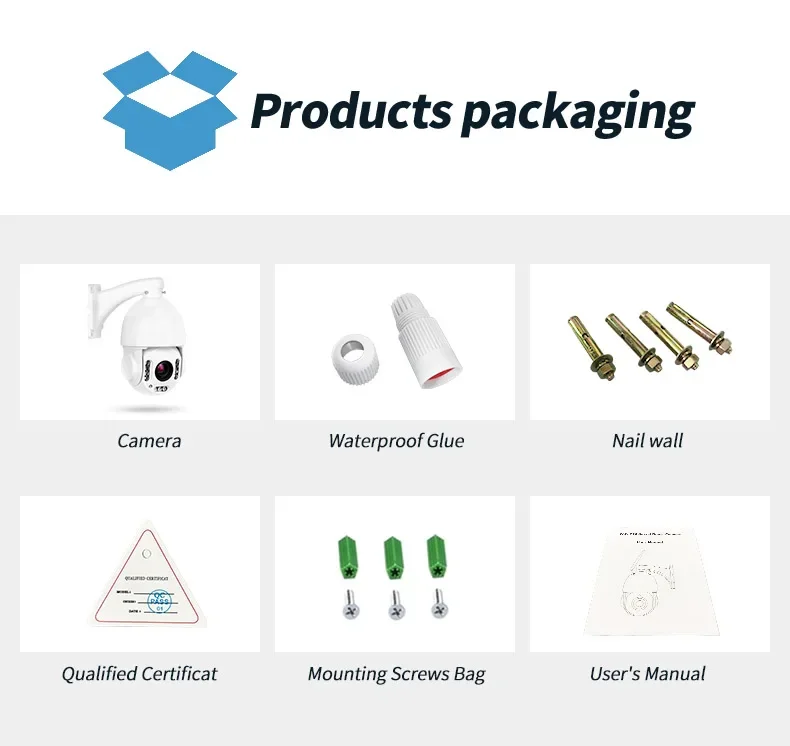 Chinalu NVR Camhi Dome 4K 8MP 5MP POE seguimiento automático CCTV Wifi IP red exterior 30X Zoom óptico cámara PTZ de seguridad